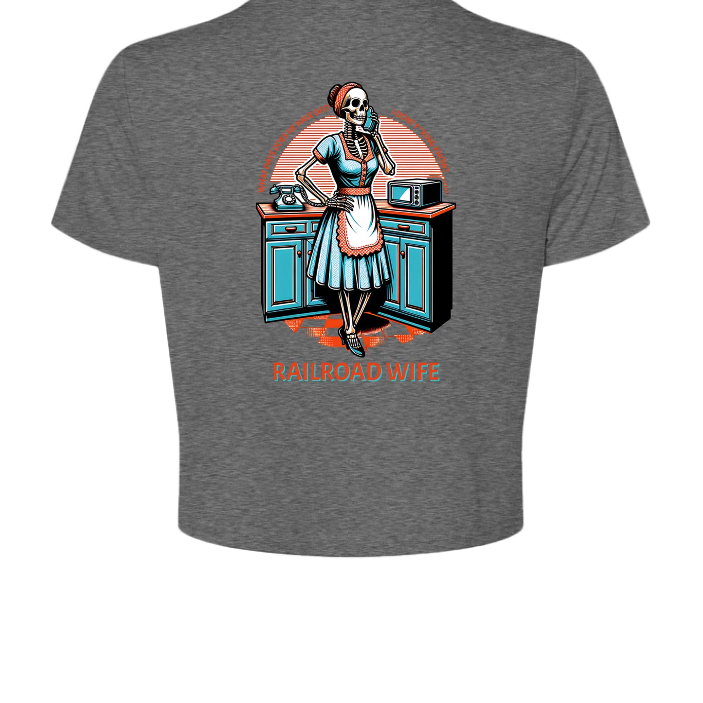 DARK GRY HEATHER - BACK